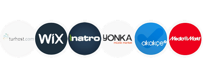 seo hizmeti verdiğimiz markalar